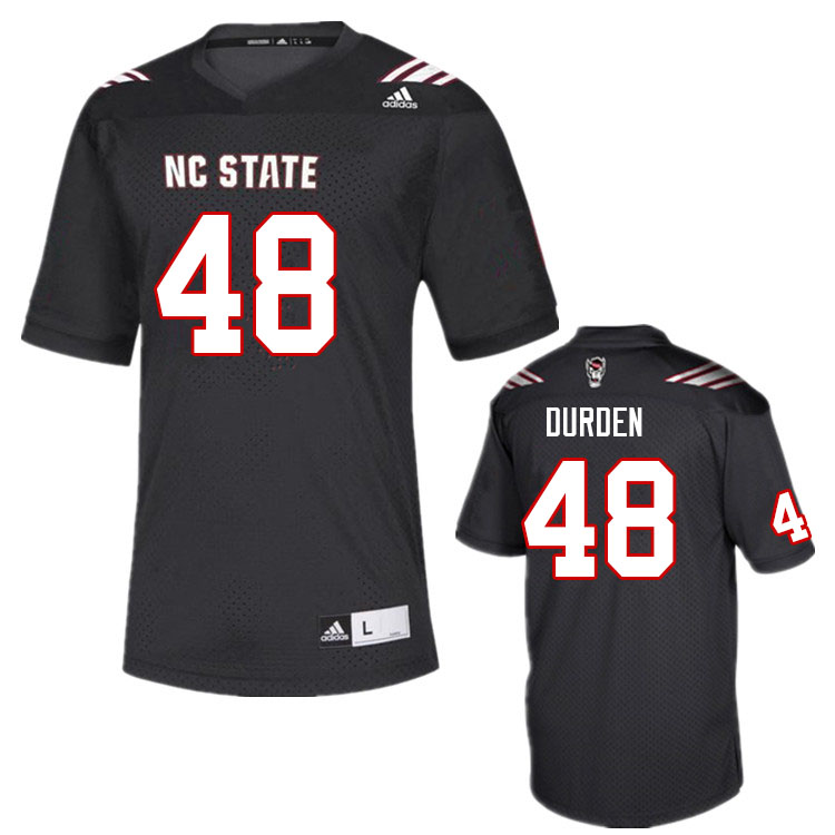 Men #48 Cory Durden NC State Wolfpack College Football Jerseys Sale-Black - Click Image to Close